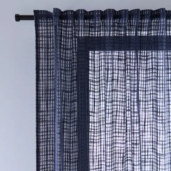 Window Pane Multiway Voile Panel 1