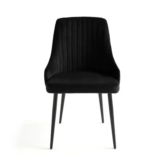 Shea Set of 2 Dining Chairs, Velvet 5