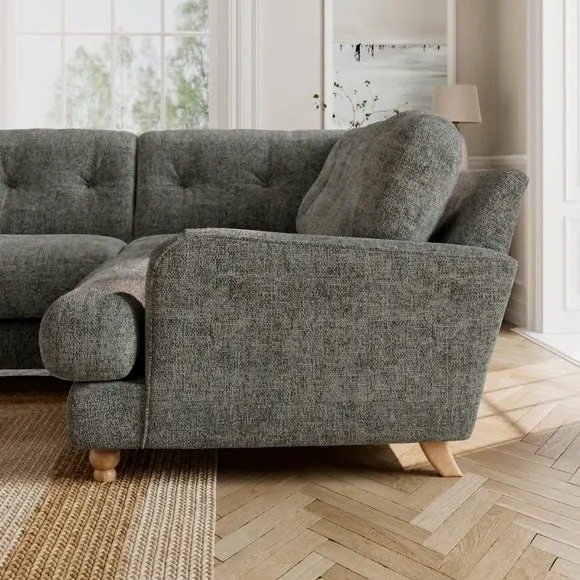 Martha Chunky Chenille Full Corner Sofa 3