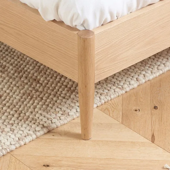 Jesper Oak Effect Bed Frame 5