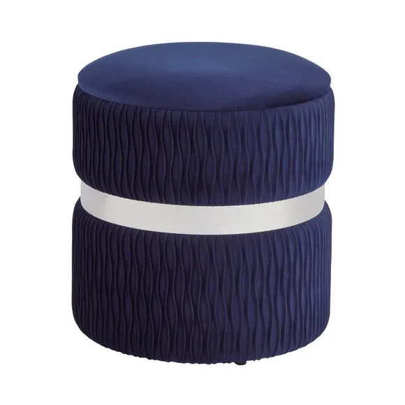 Eden Velvet Storage Footstool 4