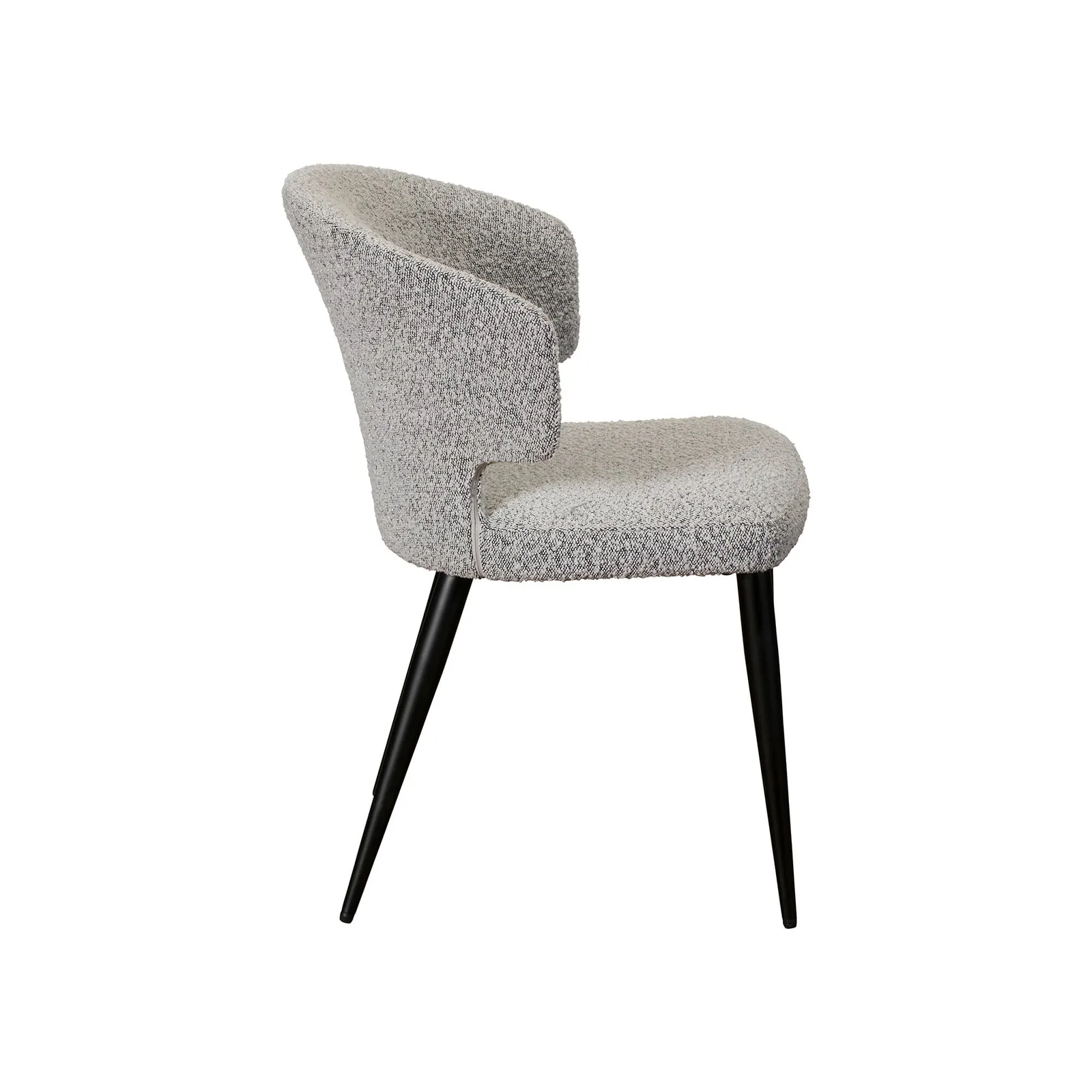 Pernu Dining Chair, Grey Boucle | Barker & Stonehouse 5