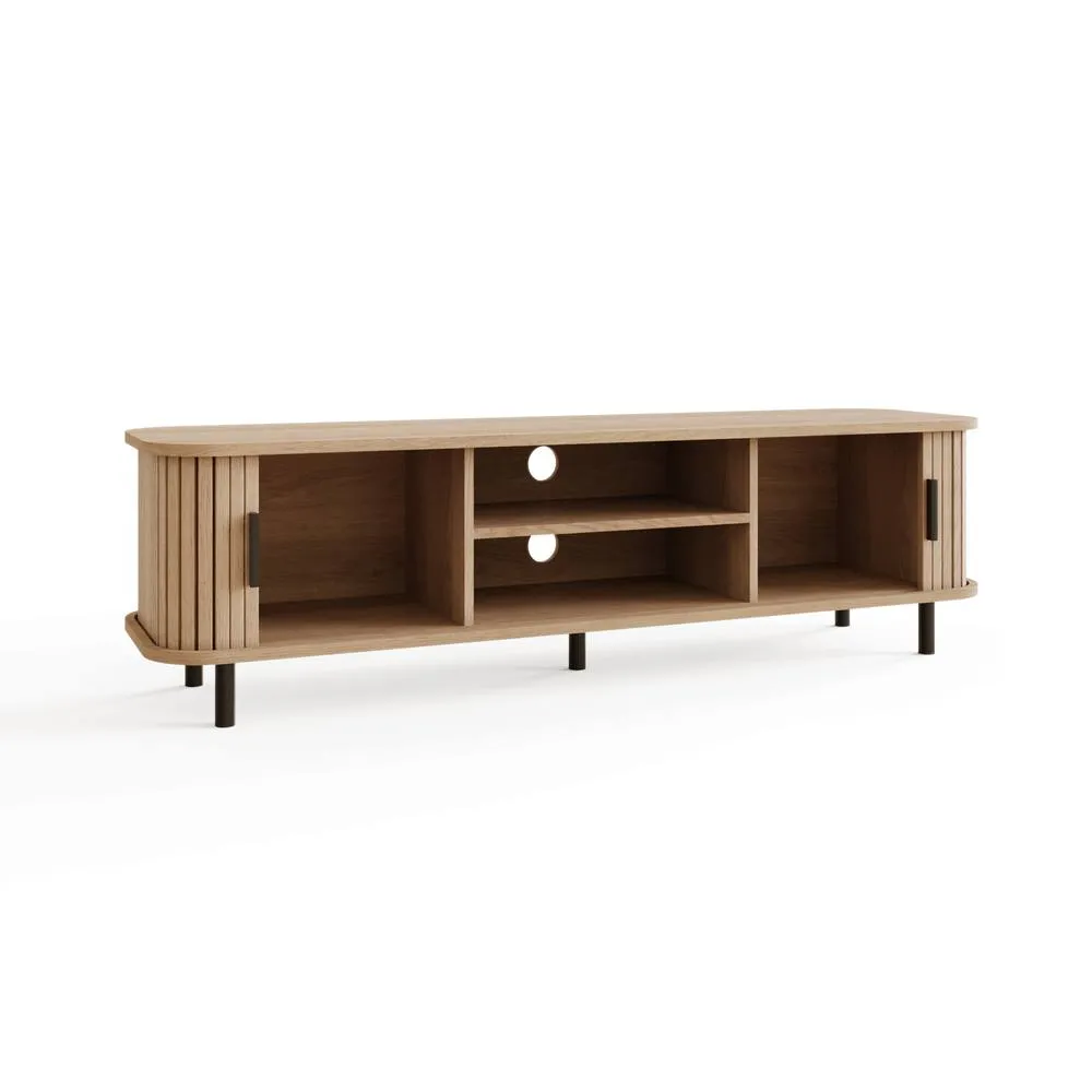 GFW Omari TV Unit in Light Oak 3