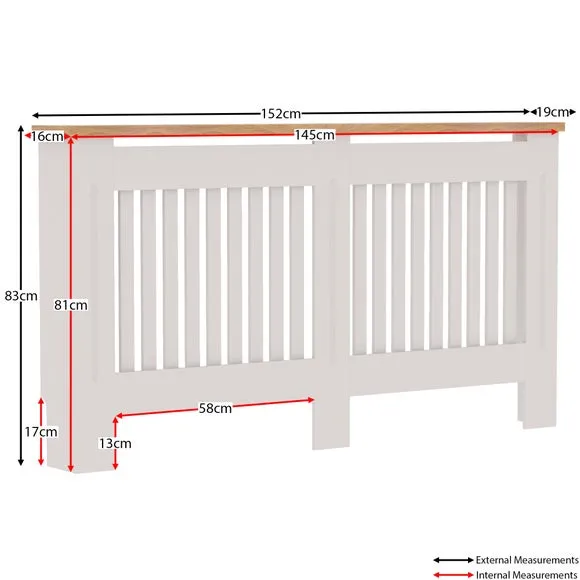 Return - Vida Designs Arlington Radiator Cover, Large 6