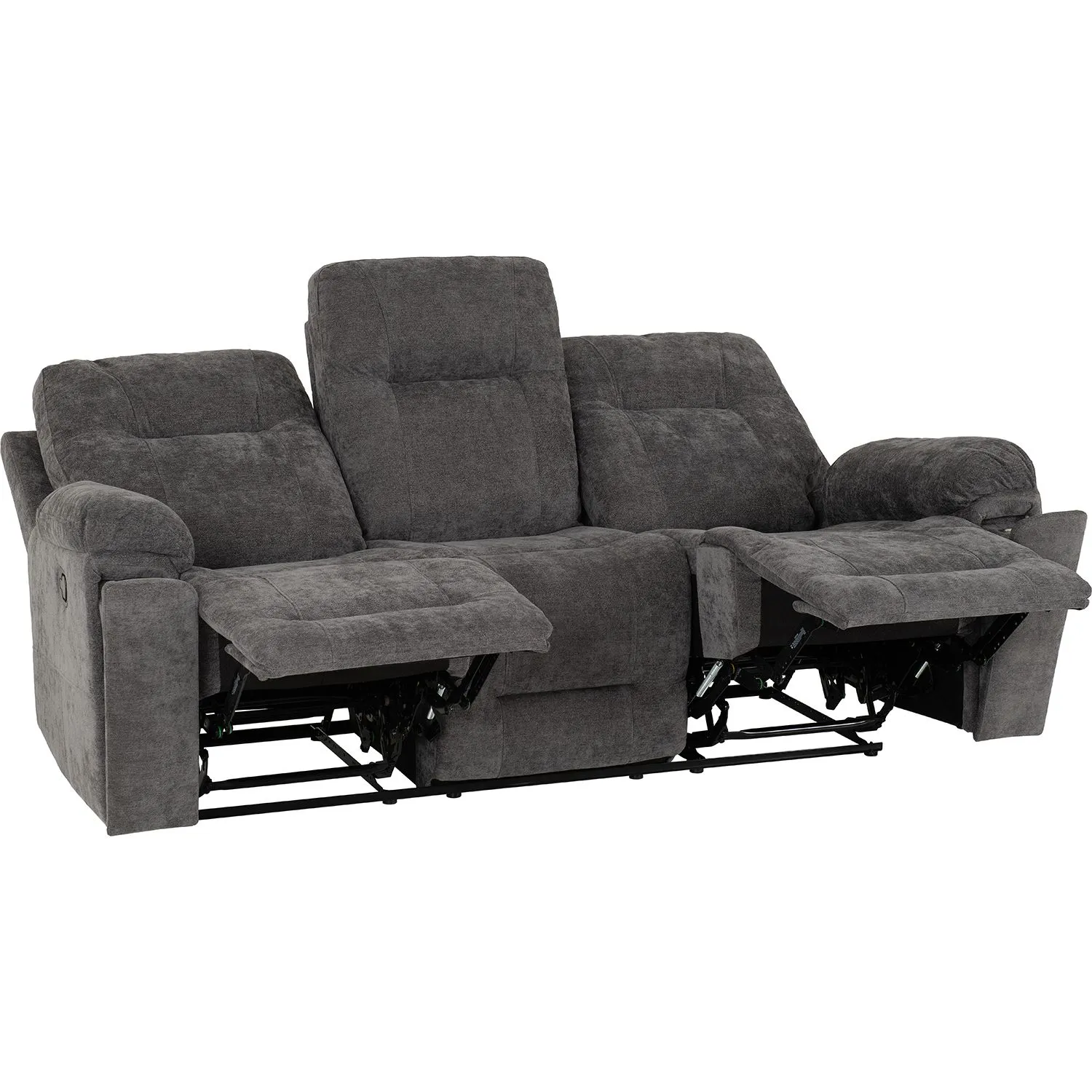 Seconique Guildford 3+1+1 Recliner Suite in Grey 5