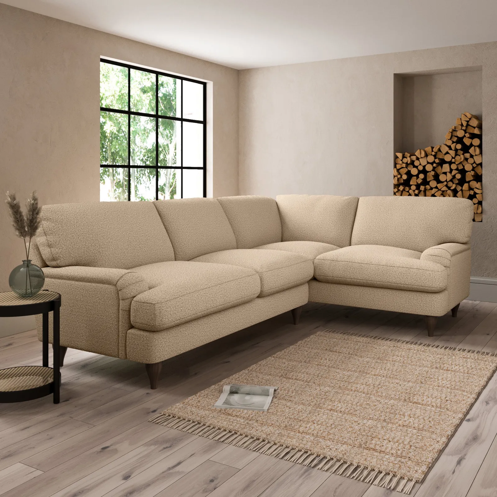 Darwin Cosy Marl Right Hand Corner Sofa Cosy Marl Camel