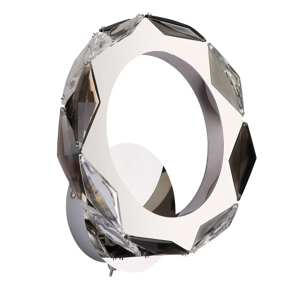 Netlighting Karilion Integrated LED Wall Lamp Chrome LED 4000K in Silver 2