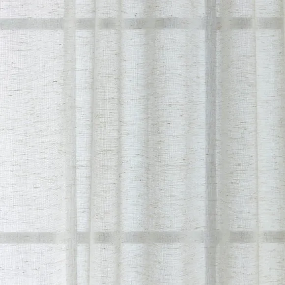 Marley Linen Slot Top Voile Panel 3