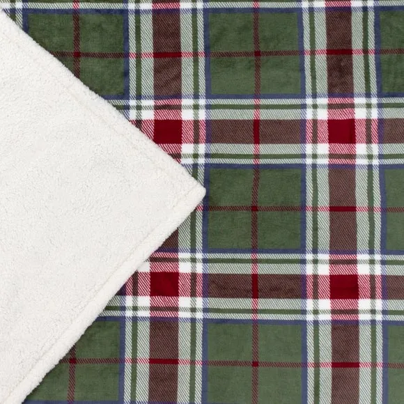 Wylder Nature Braemar Sherpa Throw Blanket 140cm x 180cm 3
