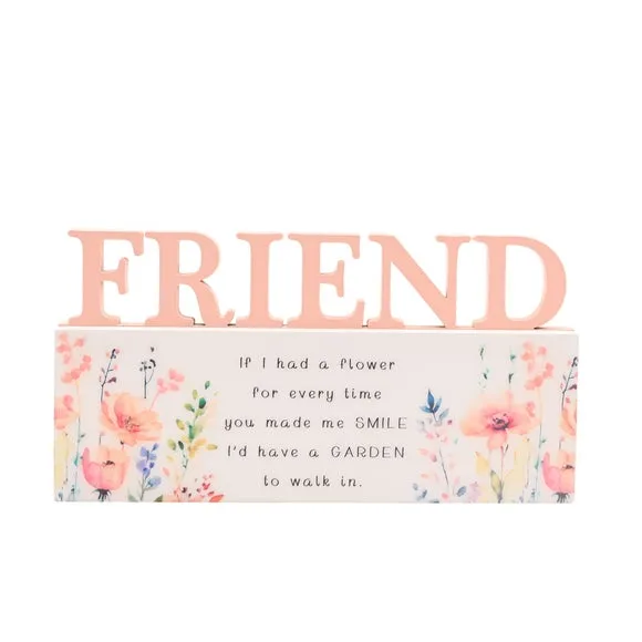 The Cottage Garden Floral Word Ornament 2