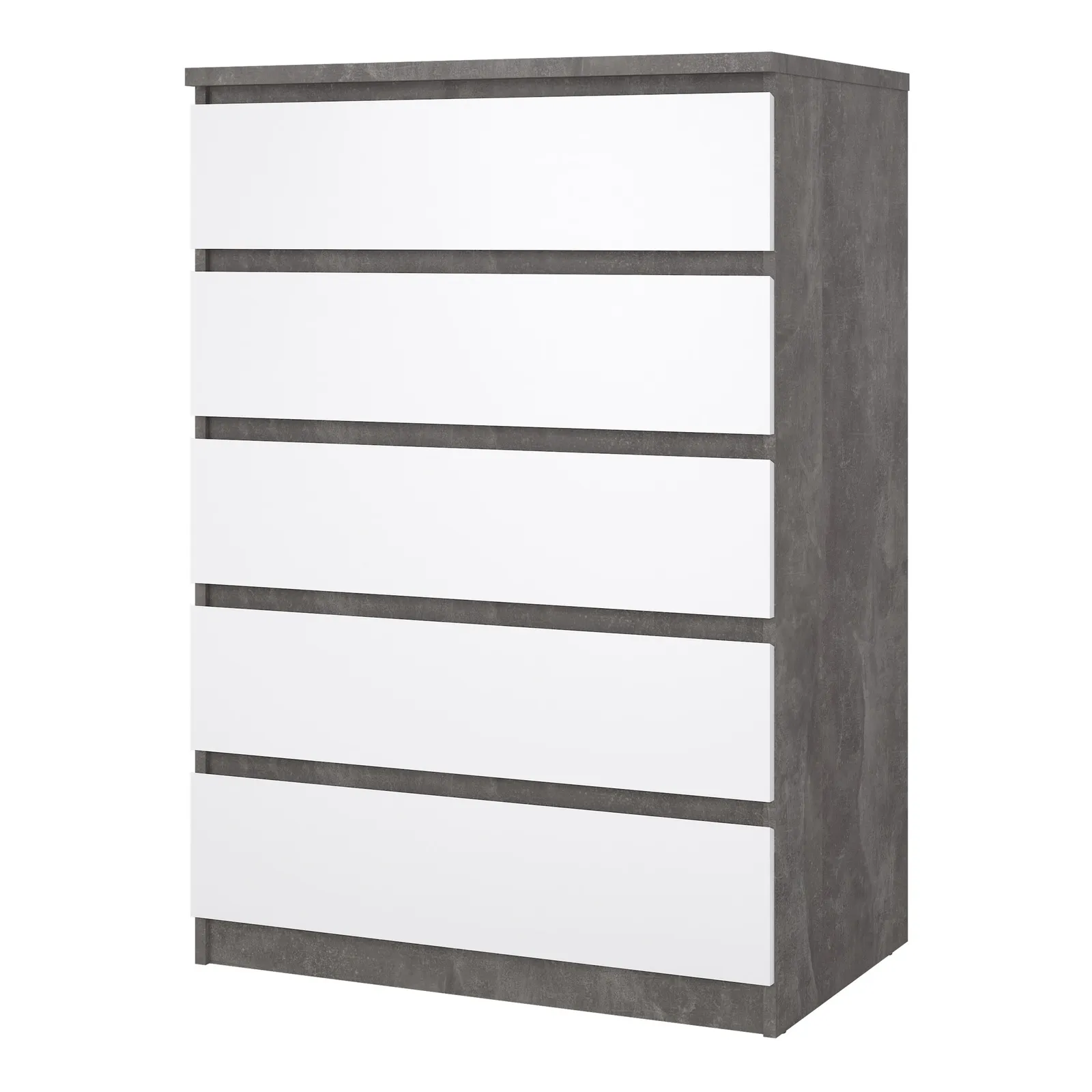 Furniture To Go Naia Chest of 5 Drawers in Grey 3