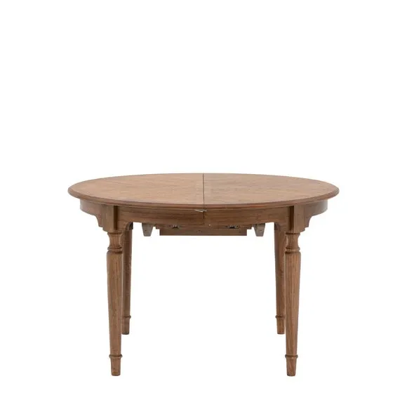 Matola 4-6 Seater Round Extendable Dining Table 4