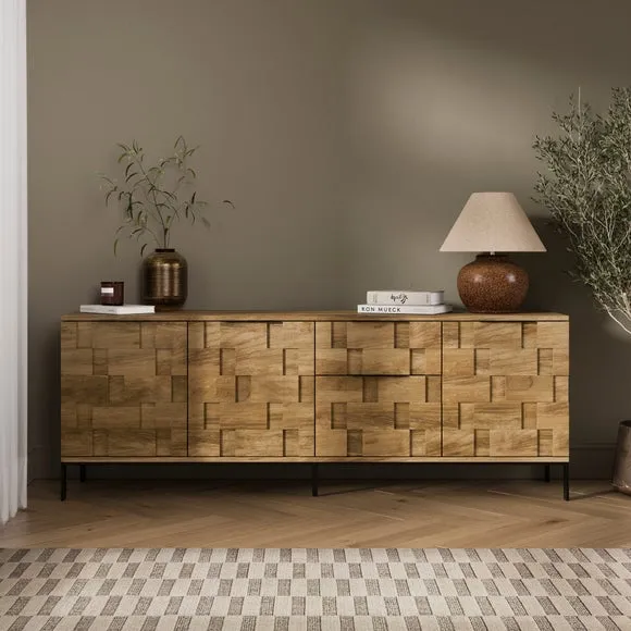 Watson Extra Wide Sideboard, Wood Effect