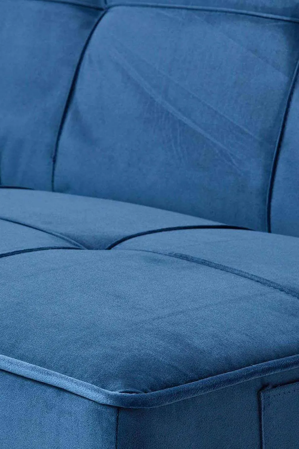Homescapes Bower Velvet Sofa Bed in Navy 5