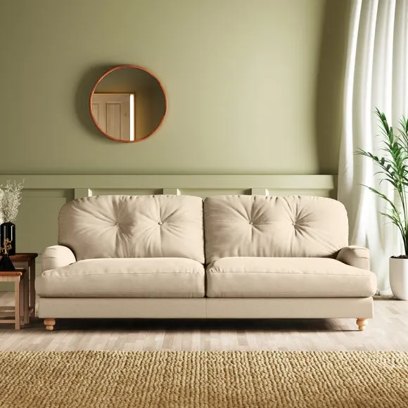 Martha Vintage Velvet 4 Seater Sofa 1