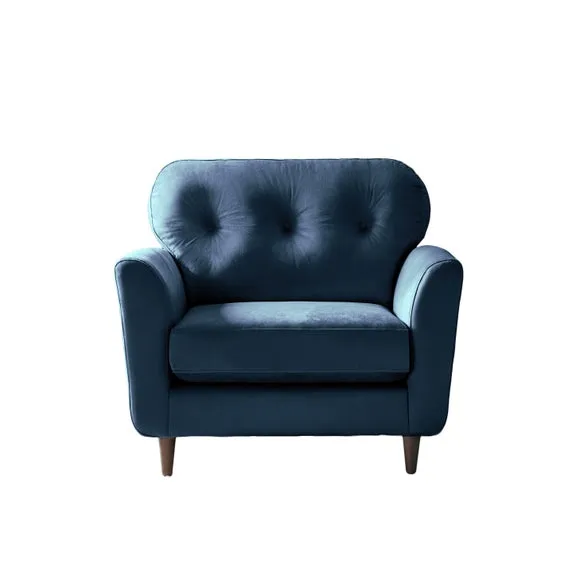 Sven Opulent Velvet Snuggle Chair 2