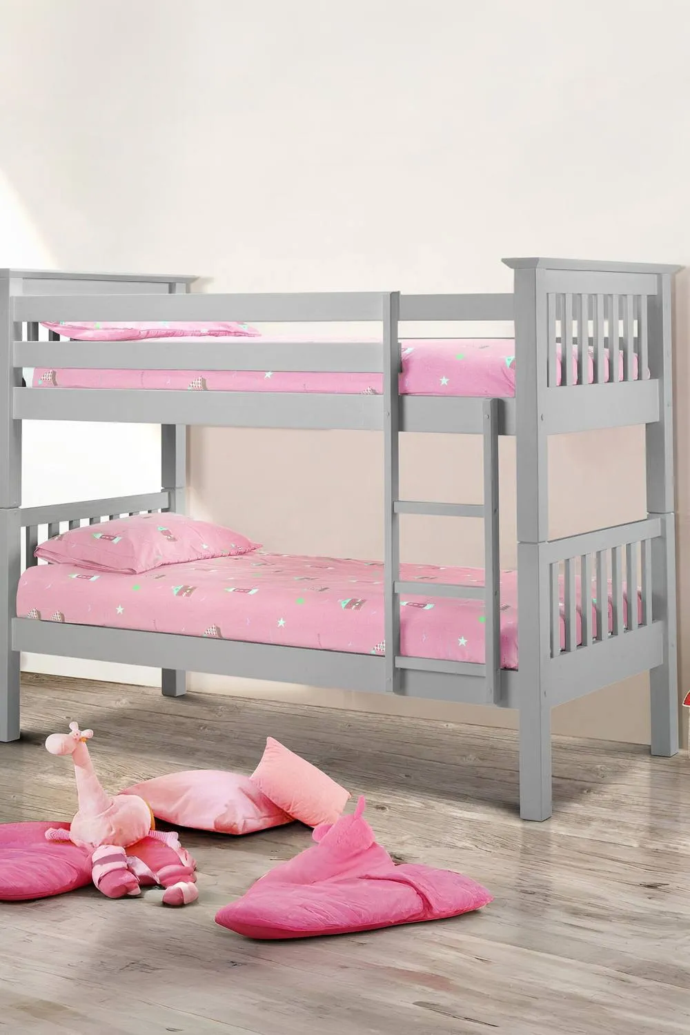 Julian Bowen Barcelona Bunk Bed in Grey 1