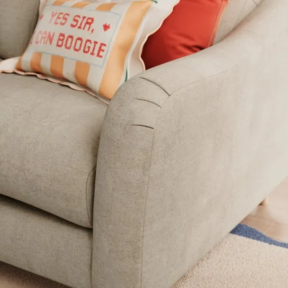 Hattie Tonal Plush Chenille 2 Seater Sofa 6