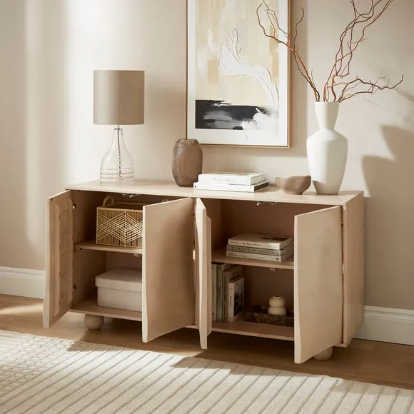 Artha Extra Wide Sideboard, Mango Wood 2