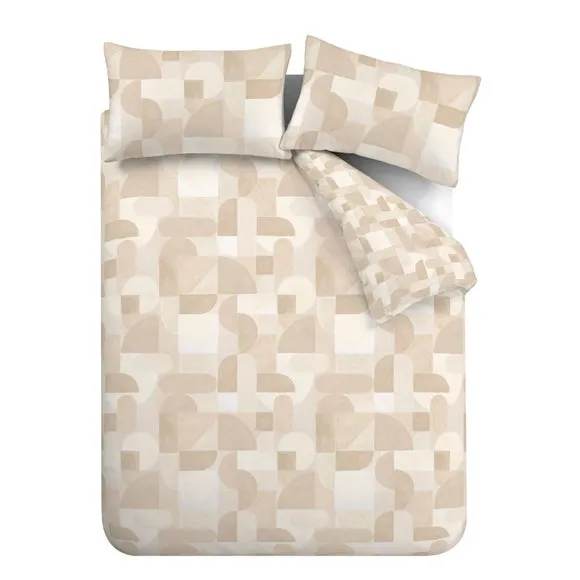 Catherine Lansfield Sloane Geo Reversible Duvet Cover & Pillowcase Set 5