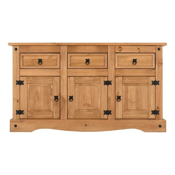 Corona Large Sideboard, Pine 3