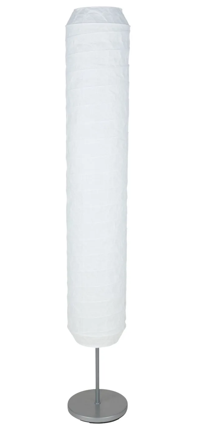 Habitat Cylinder Paper Floor Lamp - White