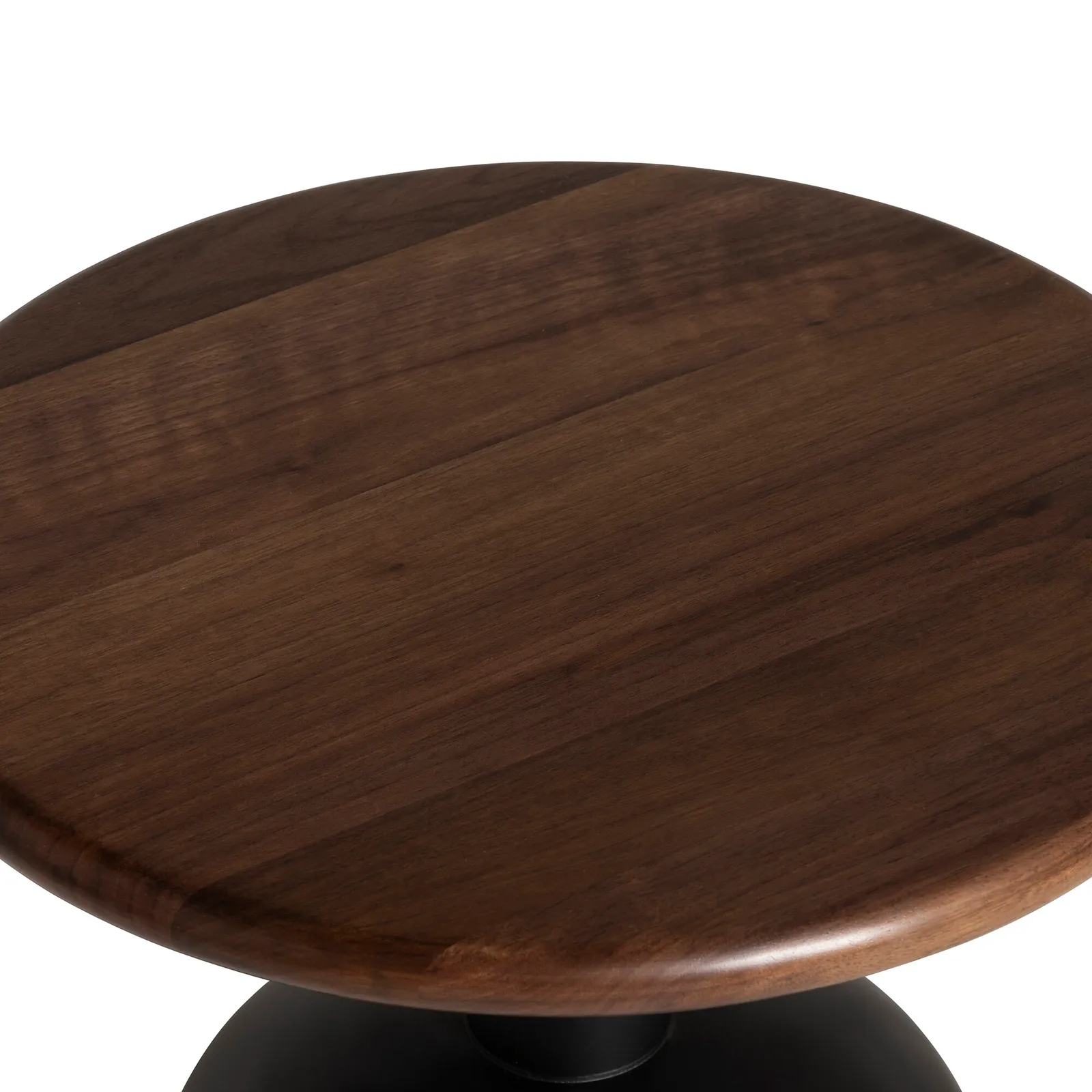 Thorne Side Table 50X50X50Cm, Round, Walnut Wood | Barker & Stonehouse 5