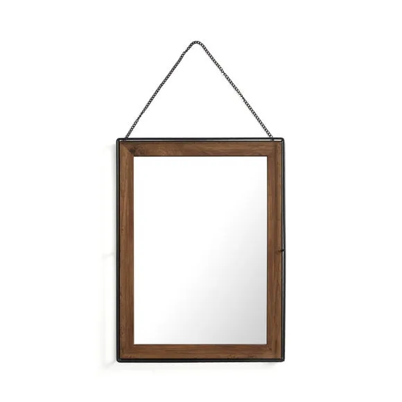 Fulton Rectangle Hanging Chain Wall Mirror 3