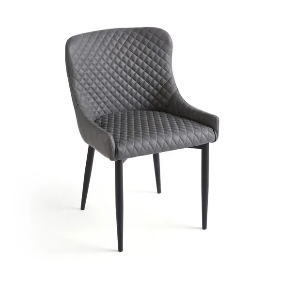 Set of 2 Montreal Dining Chairs, Faux Leather 6