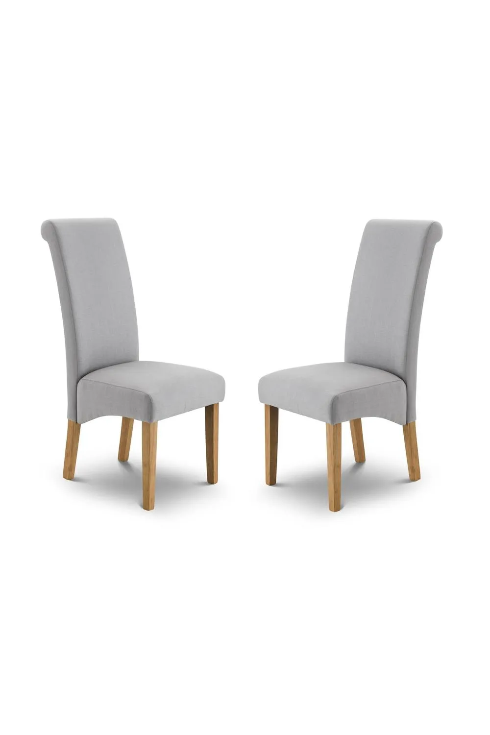 Julian Bowen Rio Upholstered Dining Chair (Set of 2) in Grey