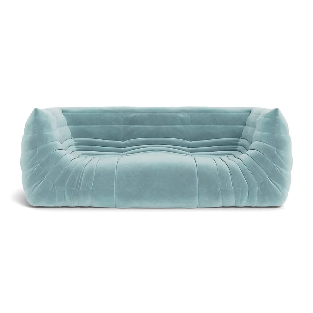 Ligne Roset Togo Medium Settee in Alcantara Aubusson 1