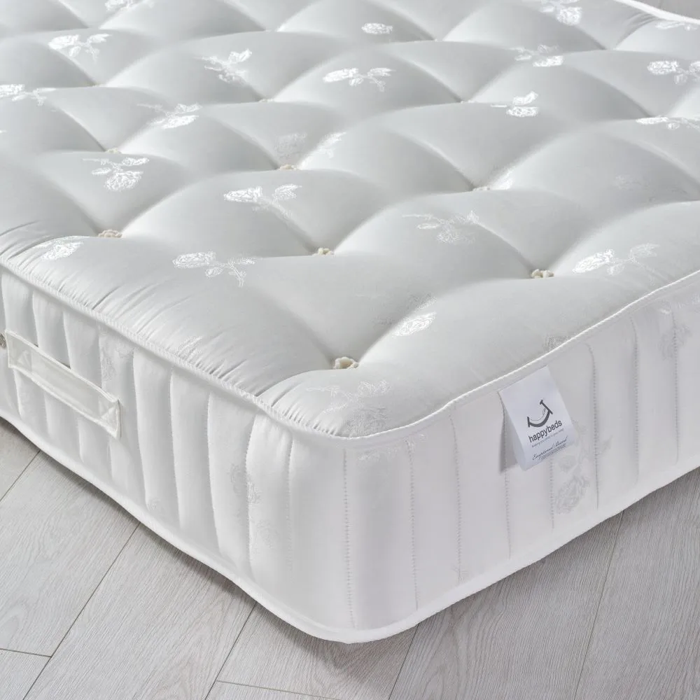 Signature Crystal 3000 Pocket Sprung Orthopaedic Natural Mattress - 5ft King Size (150 x 200 cm)