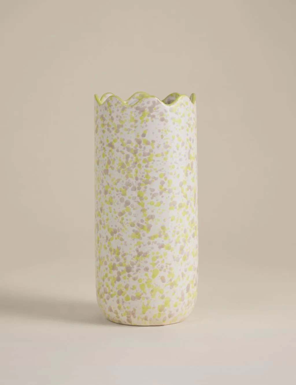 M&S Medium Splatter Ceramic Vase Multi