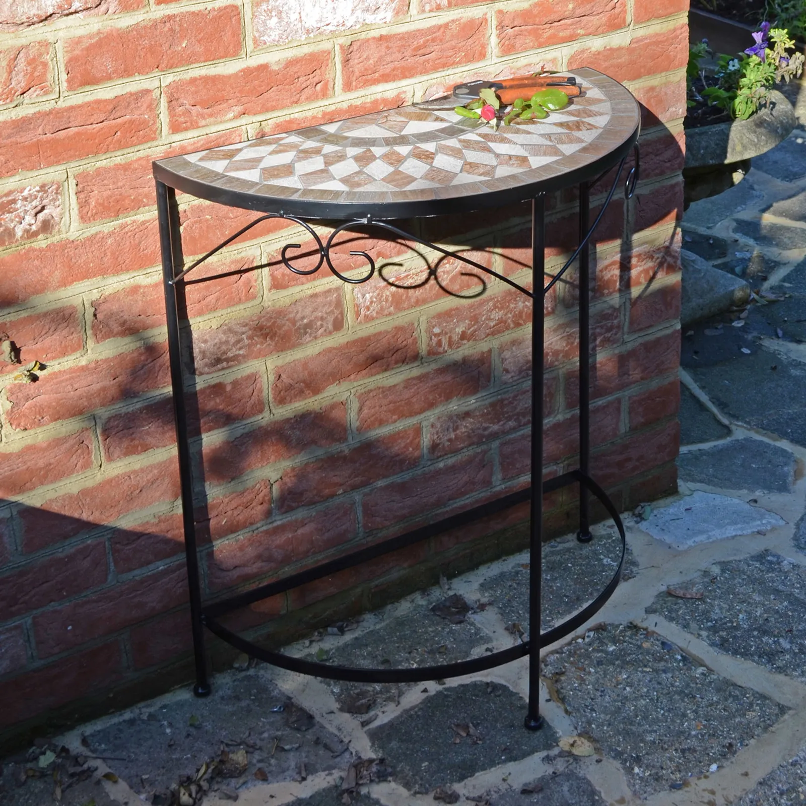 Summer Terrace Brava Semi Table Natural