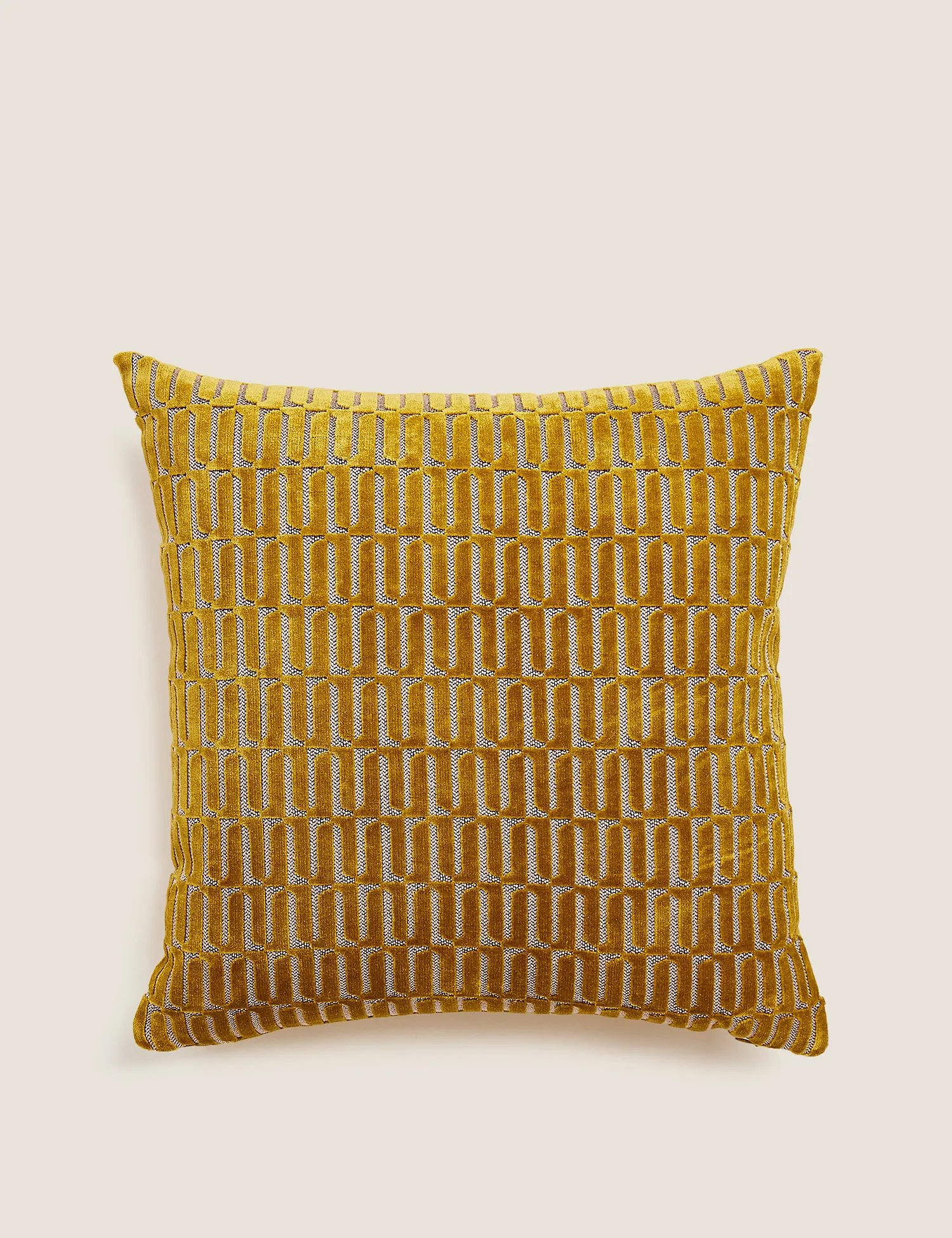 M&S Cut Velvet Jacquard Cushion