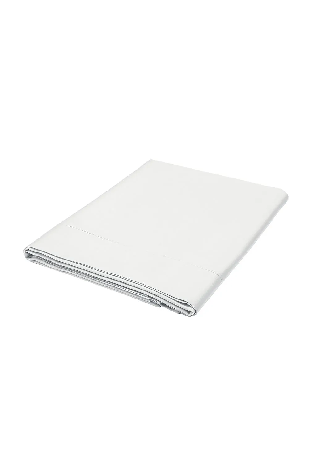 1951 'Luxury 400 Thread Count' Cotton Sateen Flat Sheet in White