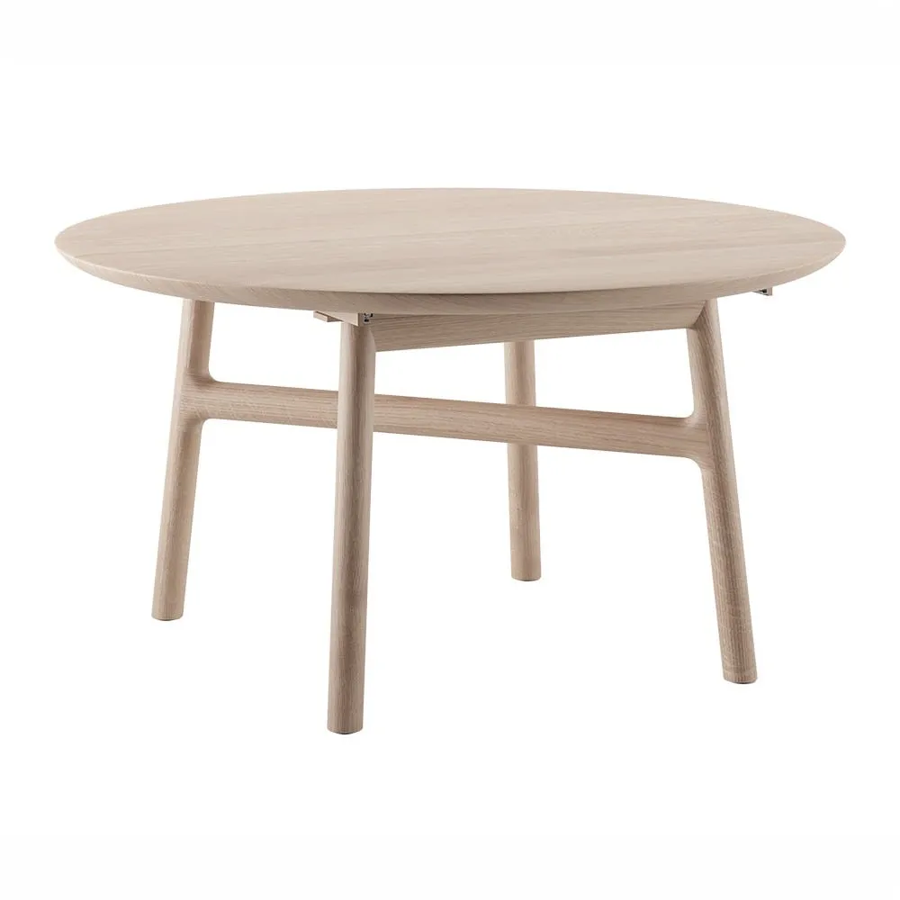 Artisan Dash Extending Dining Table White Pigmented Oiled Oak 125cm 2