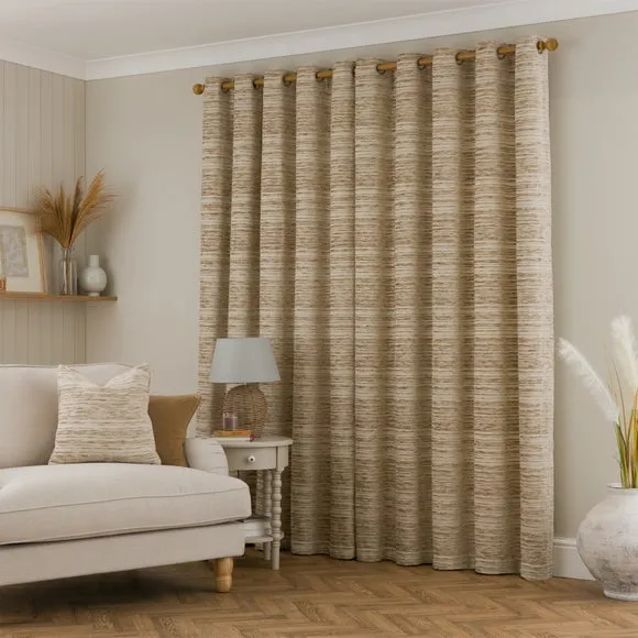 Brancaster Chenille Eyelet Curtains 4