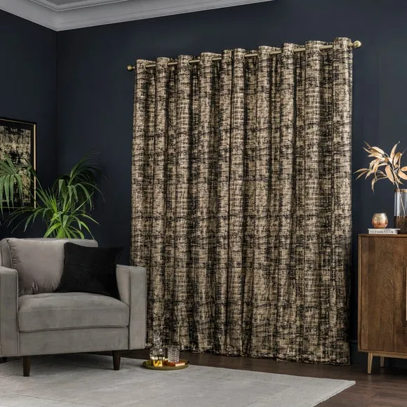 Romano Velour Eyelet Curtains (Blackout Available) 4