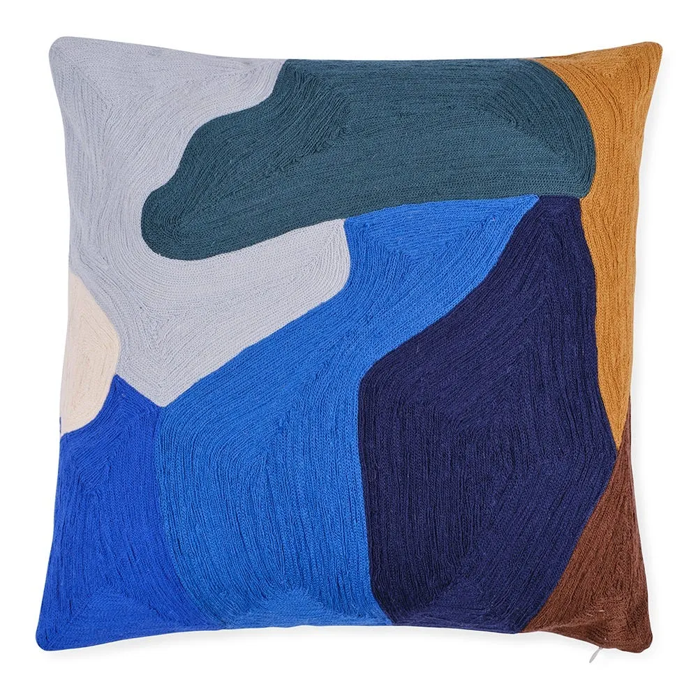 Heal's + Clare Dudeney Cushion Blue 2