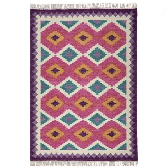 Sophie Robinson Candy Kilim Wool Rug 5