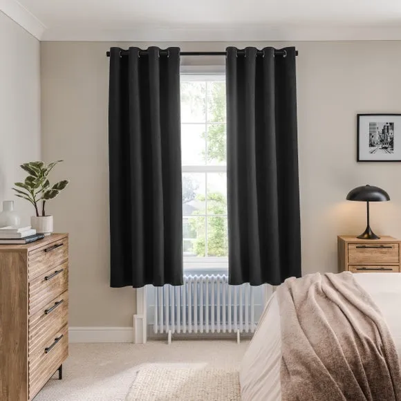 Luna Brushed Eyelet Curtains (Blackout Available) 4