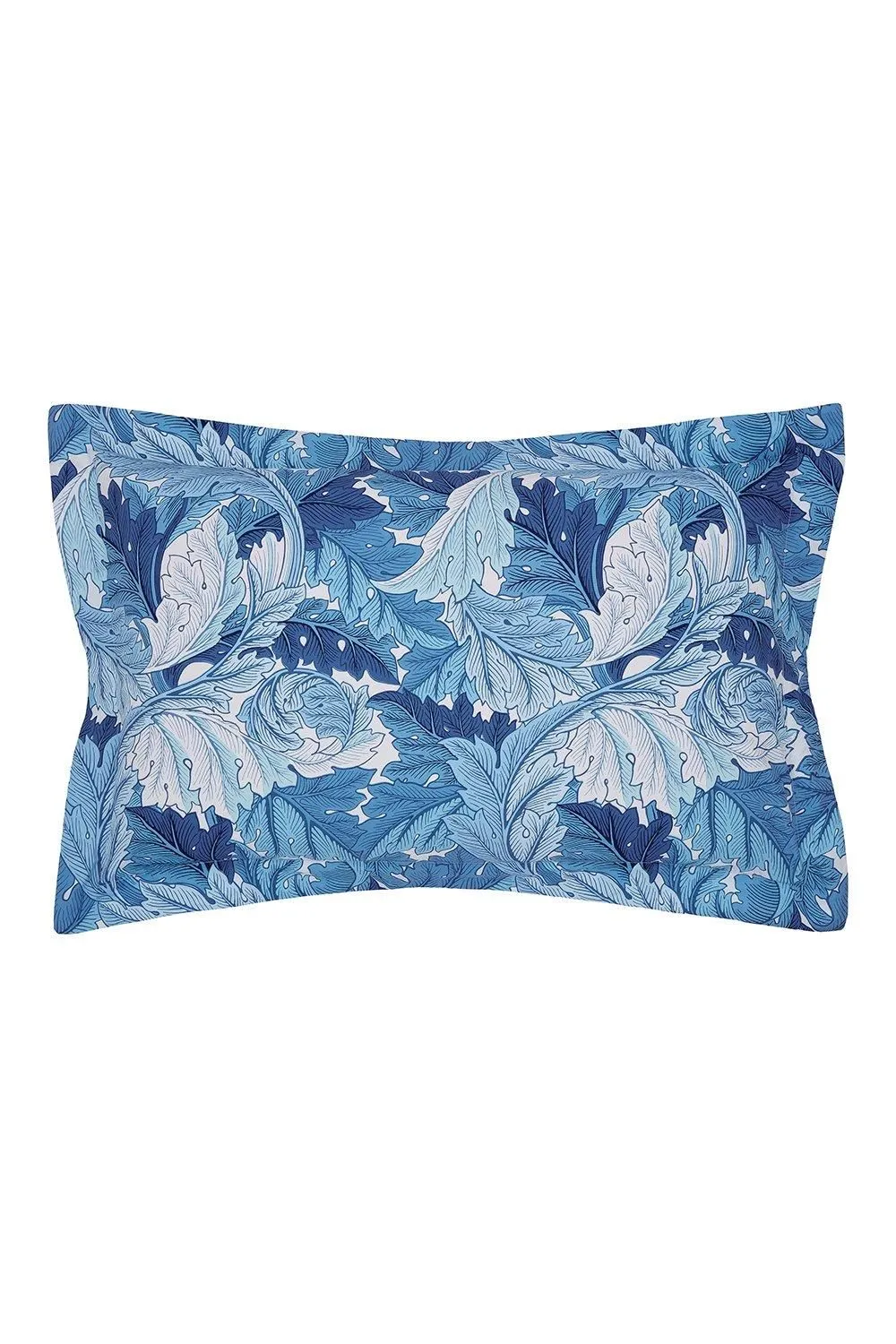 Morris & Co 'Acanthus' Oxford Pillowcase in Blue