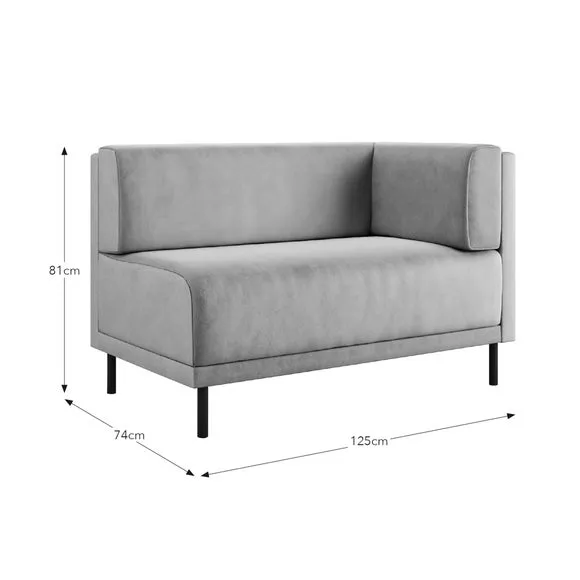 Mae Corner Dining Bench, Vintage Velvet 6
