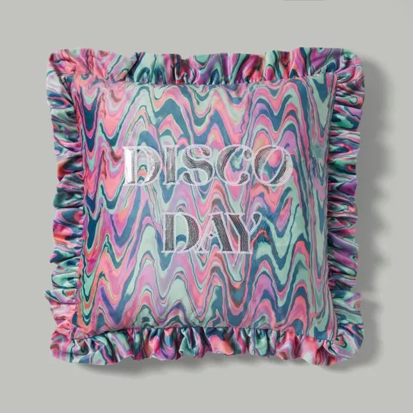 Disco Day Frilled Cushion 3