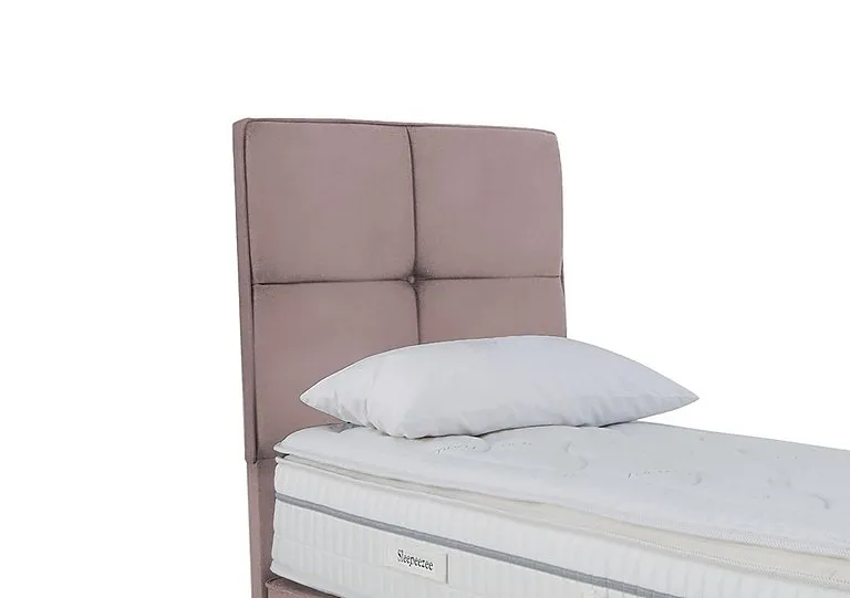 Dalmore Floor Standing Headboard - Single - Plush Light Pink
