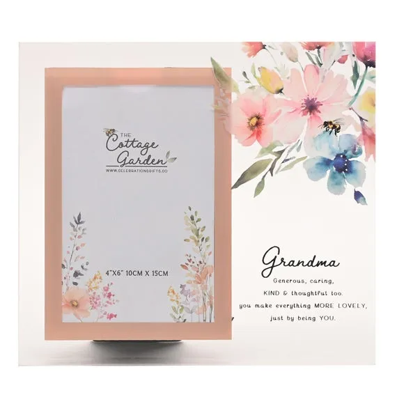 The Cottage Garden Floral Glass Photo Frame 3