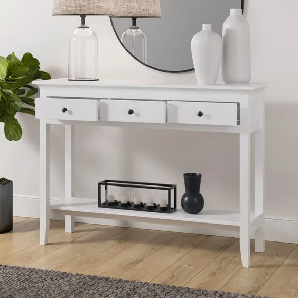 Lynton Console Table White 3