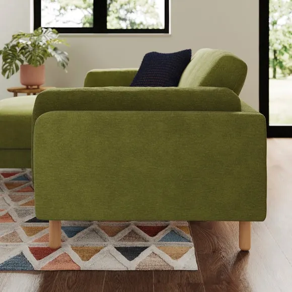 Newton Luxe Chenille Corner Chaise Sofa 2