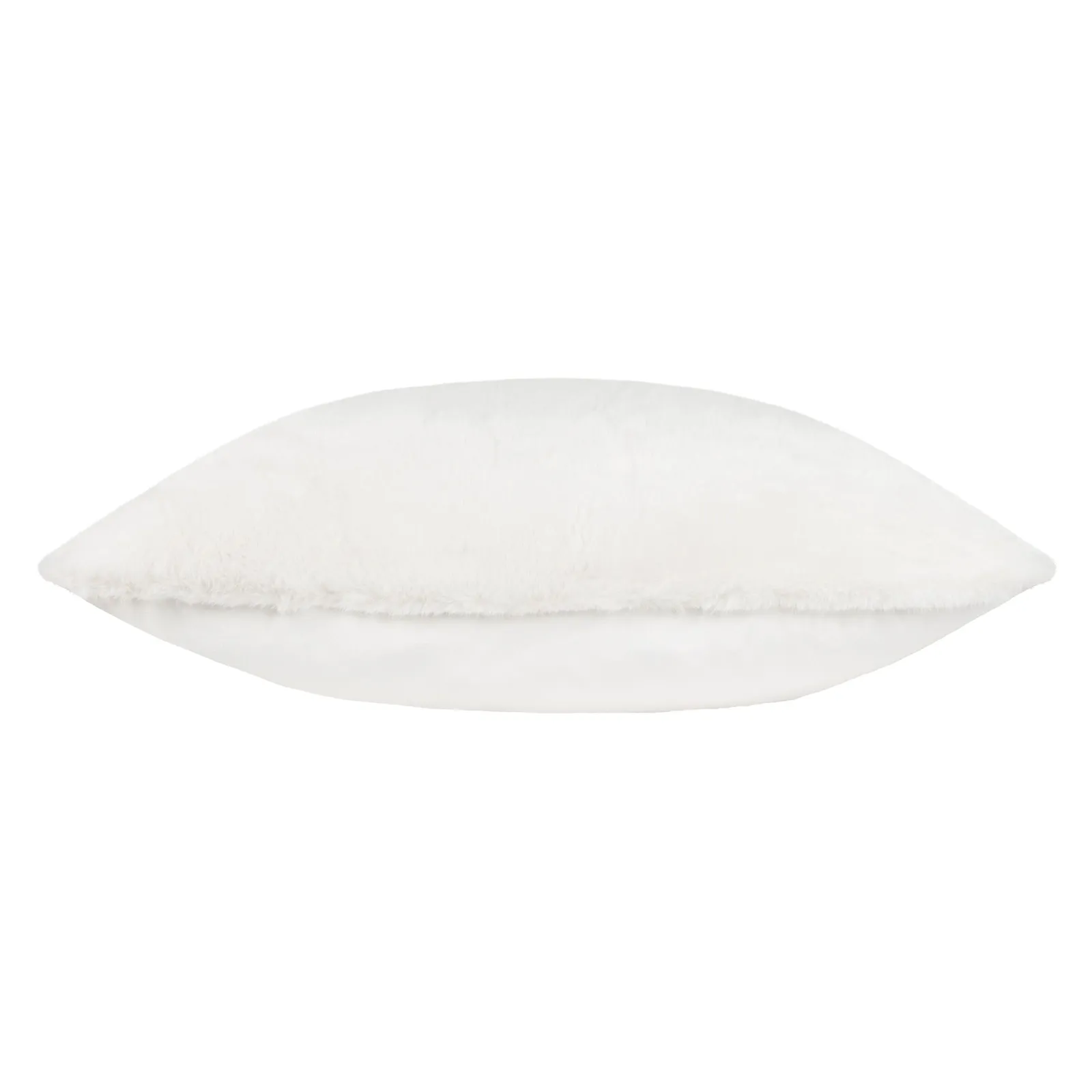 Paoletti Stanza Faux Fur Cushion in White 4